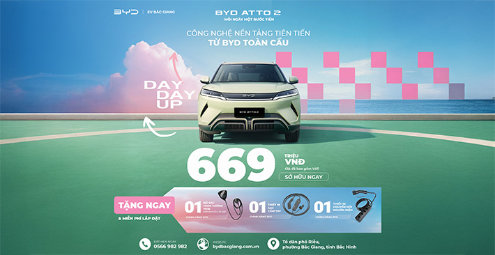 BYD ATTO 2 chính thức công bố giá bán tại Việt Nam